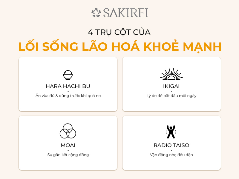 4 Trụ Cột Của Lối Sống “Lão Hóa Khỏe Mạnh” Kiểu Nhật