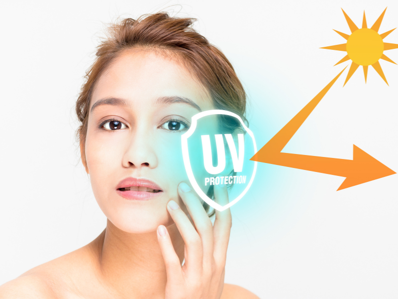 Kem chống nắng giúp bảo vệ làn da bạn khỏi tác hại từ tia UV, giảm nguy cơ da xỉn màu.
