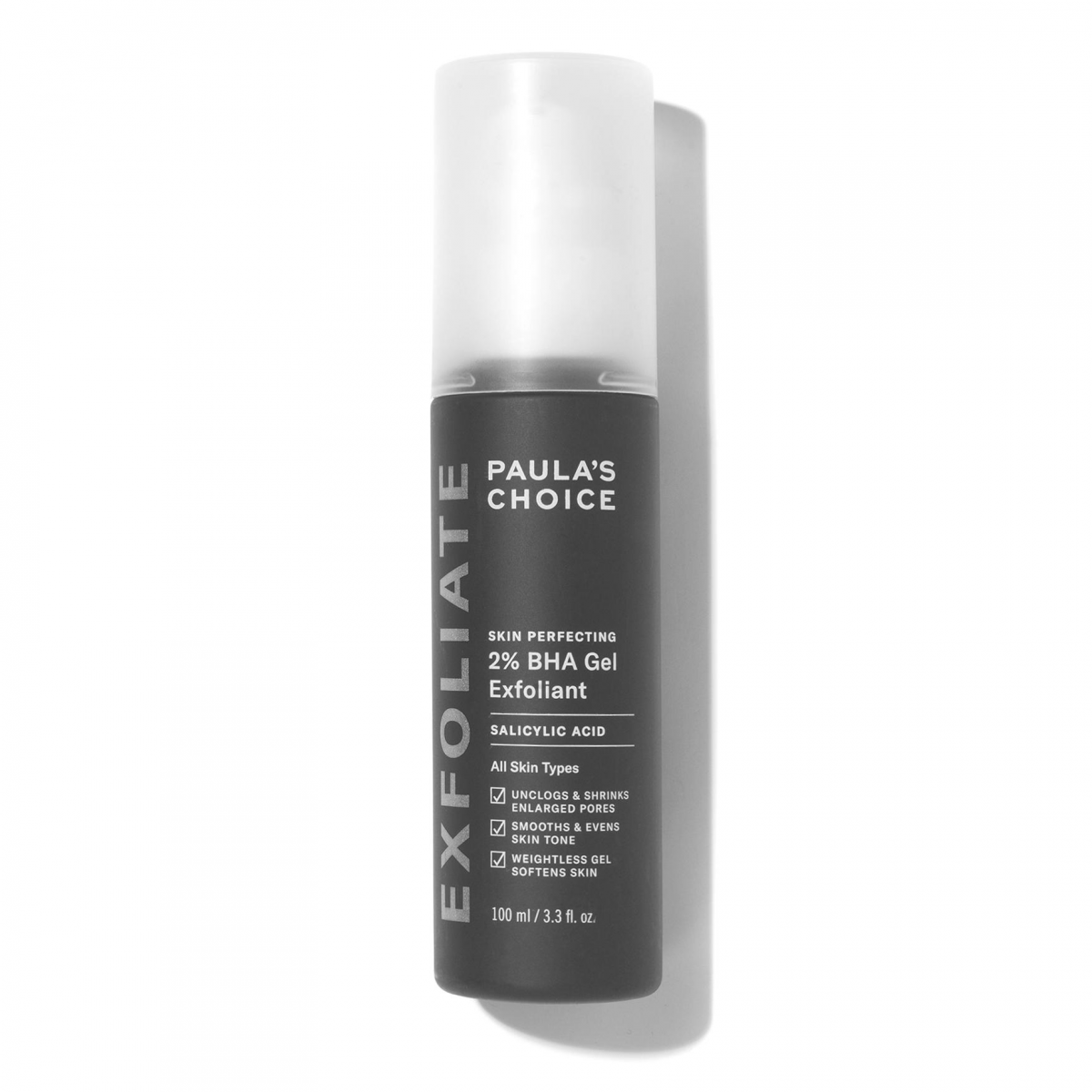 Gel tẩy tế bào chết Paula's Choice Skin Perfecting 2% BHA Liquid giúp loại bỏ tế bào chết, giảm mụn đầu đen do sợi bã nhờn