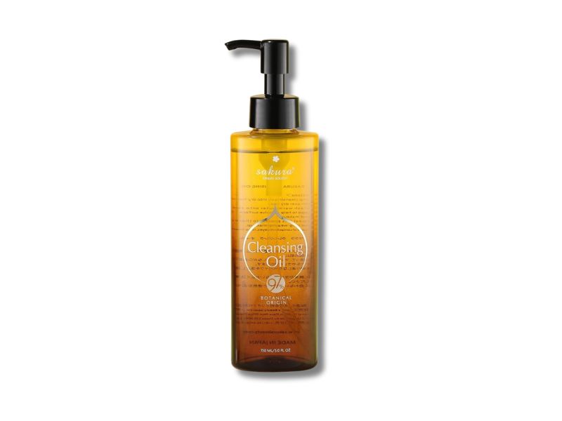 Dầu tẩy trang làm sạch sâu da mặt lành tính - Sakura Cleansing Oil.