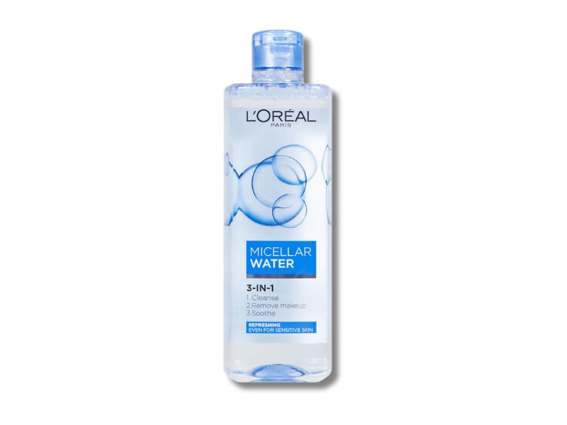 Nước tẩy trang làm sạch da 3 trong 1 - Micellar Water 3-in-1 Refreshing Even For Sensitive Skin.