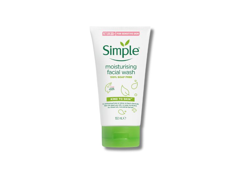 Sữa rửa mặt sạch sâu cho da khô - Simple Moisturising Facial Wash