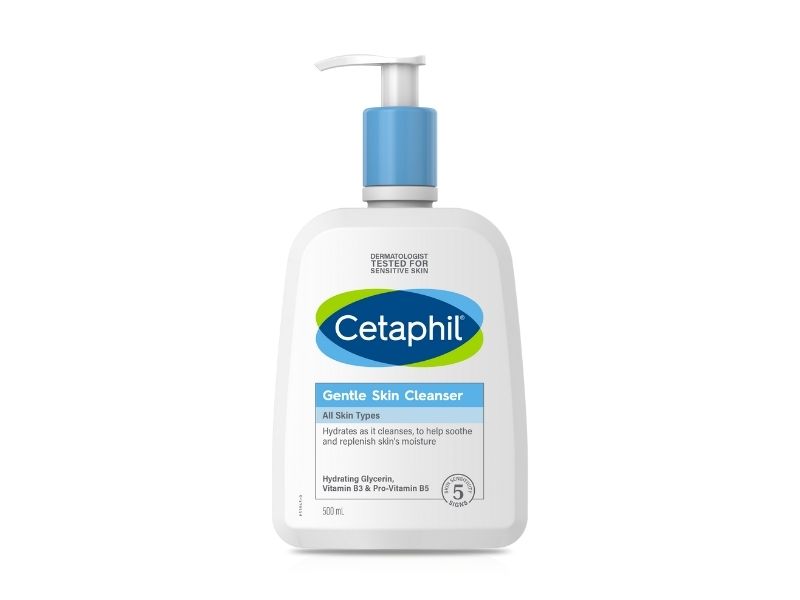 Sữa rửa mặt dành cho da nhạy cảm Cetaphil Gentle Skin Cleanser.