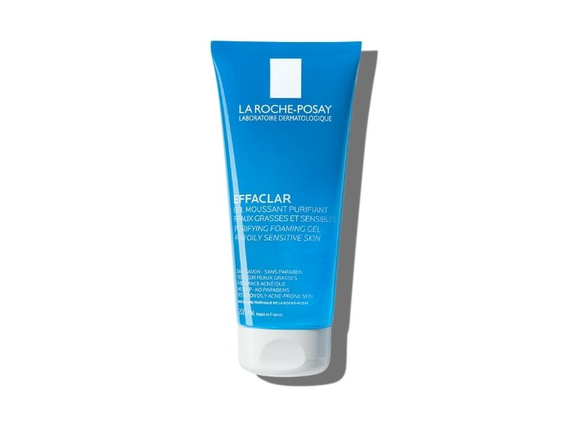 Sữa rửa mặt cho da dầu mụn nhạy cảm La Roche-Posay Effaclar Purifying Foaming Gel.