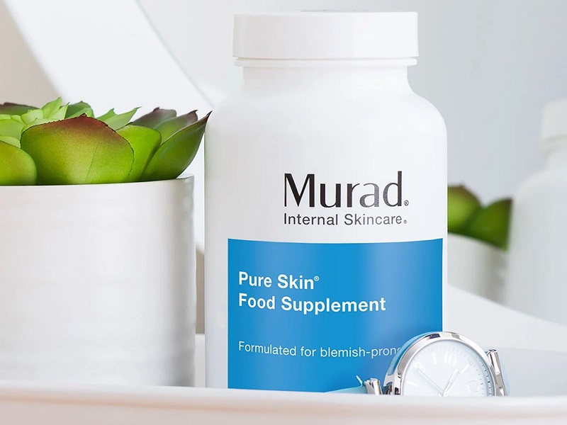 Viên uống trị mụn Murad Pure Skin Clarifying Dietary Supplement.