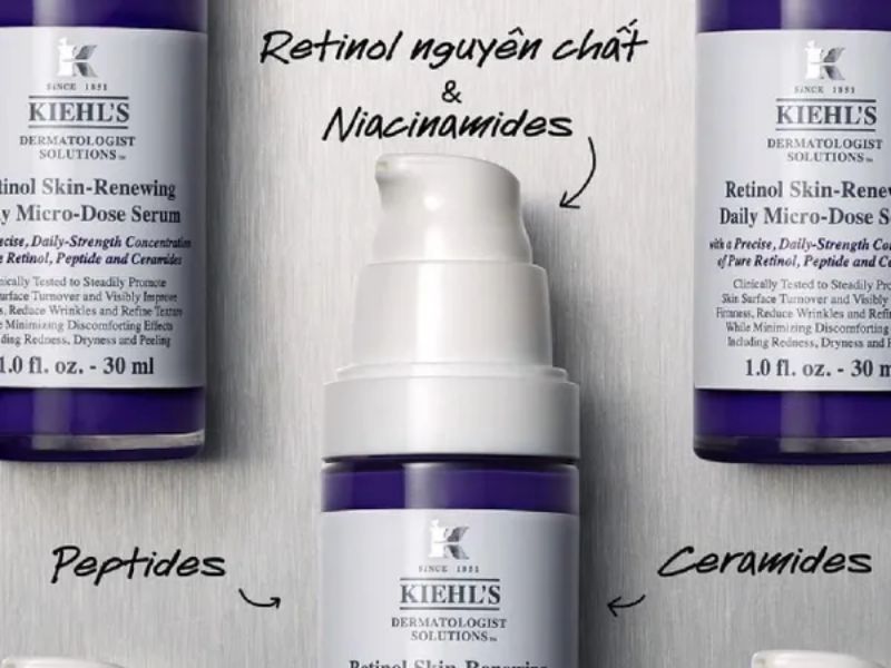 Serum Kiehl's Retinol Micro-Dose Tinh Chất Tái Tạo Da